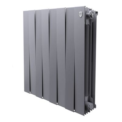 Royal Thermo PianoForte 500 Silver Satin 8 секций радиатор