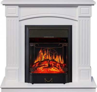 Каминокомплект Royal Flame Boston - Белый (Высота 925см) с очагом Majestic FX Black