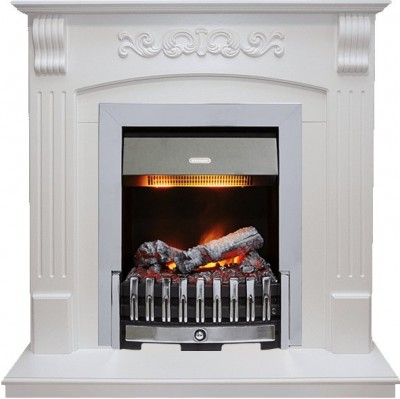 Каминокомплект Dimplex Sorrento - Белый дуб с очагом Danville Chrome FB2