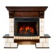 Каминокомплект Royal Flame Pierre Luxe - Шампань / Темный дуб с очагом Dioramic 25 LED FX