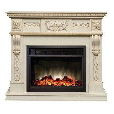 Камин электрический RealFlame Corsica Lux WT с Moonblaze LUX BL 1