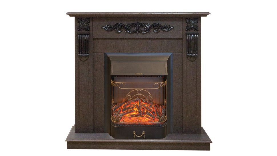 Камин Dominica DN с очагом Majestic Lux BL S