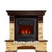 Каминокомплект Royal Flame Pierre Luxe угловой - Темный дуб / Сланец с очагом Aspen Black