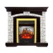 Каминокомплект Royal Flame Glasgow - Венге / Белый с очагом Majestic FX M Brass