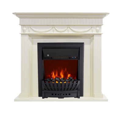 Каминокомплект Royal Flame Corfu - Слоновая кость с очагом Aspen Black