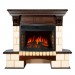 Каминокомплект Royal Flame Pierre Luxe угловой - Шампань / Темный дуб с очагом Dioramic 25 LED FX