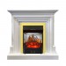 Каминокомплект Royal Flame Bradford - Белый с очагом Majestic FX M Brass