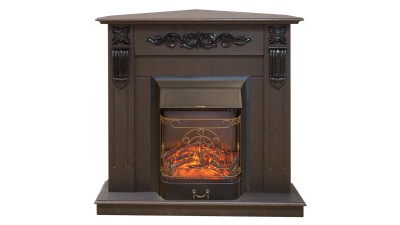 Камин электрический RealFlame Dominica Corner DN с очагом Majestic Lux BL S