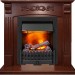 Каминокомплект Dimplex Sorrento угловой - Орех с очагом Danville Black FB2