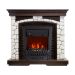 Каминокомплект Royal Flame Glasgow - Темный дуб / Белый с очагом Aspen Black