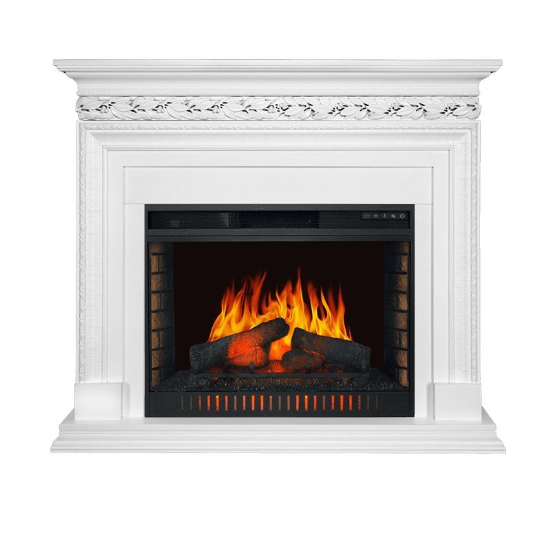 Каминокомплект Royal Flame Valletta - Белый с очагом Vision 30 EF LED FX