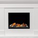 Каминокомплект Dimplex California - Белый (Глубина 380) с очагом Cassette 600 LNH-INT (с дровами)