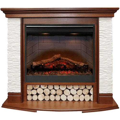 Портал Dimplex Country Symphony 2608/Symphony 2624L сланец мелкий белый/орех