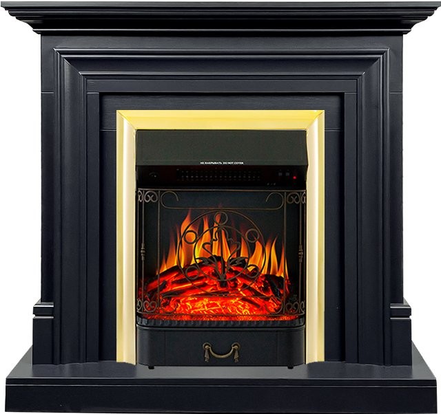 Каминокомплект Royal Flame Bradford - Серый графит с очагом Majestic FX Brass