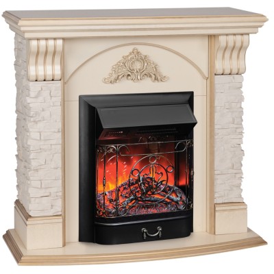 Камин электрический RealFlame Athena WT с Majestic Lux BL