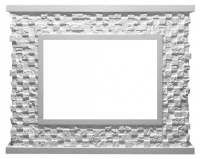 Портал Electrolux Quadro 25 камень песчаник античный белый, белая эмаль