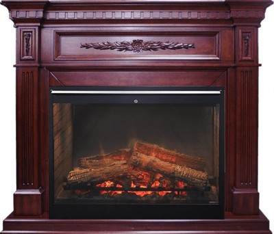 Каминокомплект Dimplex Luxemburg - Темная вишня с очагом Symphony 30'' DF3020-INT