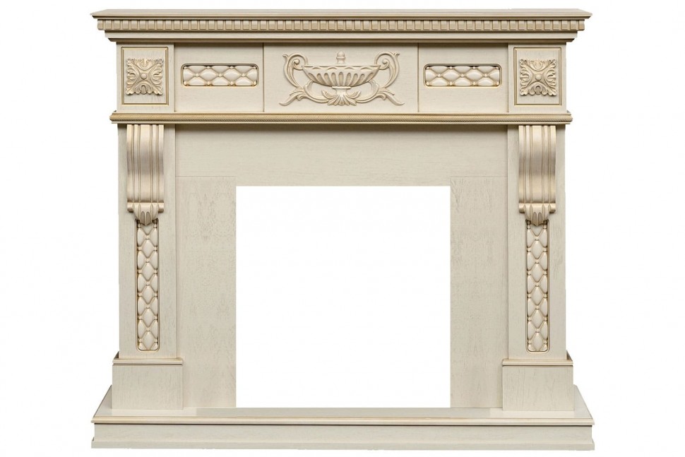 Портал Dimplex Corsica - Слоновая кость с патиной (Ширина 1100)