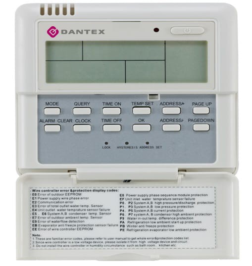 Dantex Проводной пульт MD-KJRM120D/BMK-E с Modbus