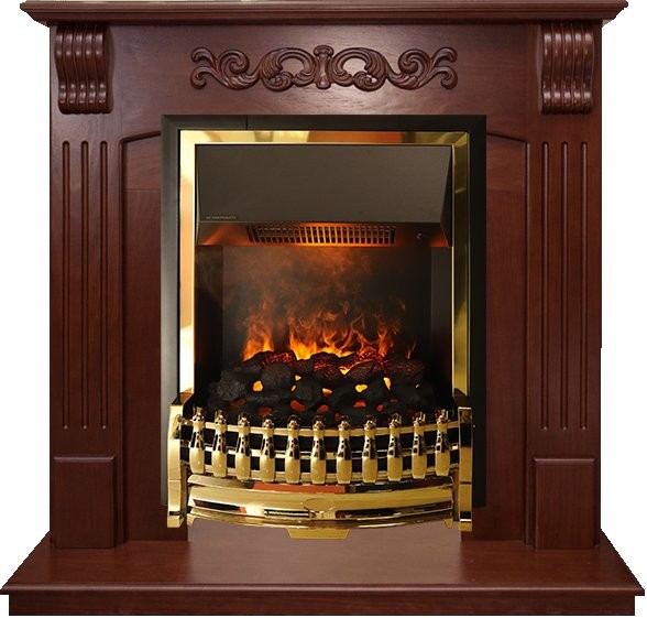 Каминокомплект Dimplex Sorrento угловой - Орех с очагом Atherton