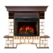 Каминокомплект Royal Flame Pierre Luxe угловой - Белый / Темный дуб с очагом Dioramic 25 LED FX