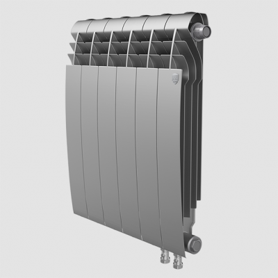 Royal Thermo BiLiner 500 V 6 секций Silver Satin радиатор