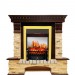 Каминокомплект Royal Flame Pierre Luxe угловой - Темный дуб / Сланец с очагом Fobos FX M Brass