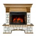 Каминокомплект Royal Flame Pierre Luxe - Белый / Дуб с очагом Dioramic 25 LED FX