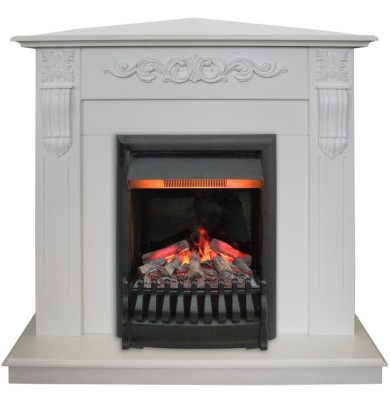 Камин электрический RealFlame Dominica Corner  WT с Oregan 3D