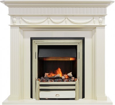 Каминокомплект Dimplex Corfu - Слоновая кость с очагом Cavendish