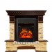 Каминокомплект Royal Flame Pierre Luxe угловой - Темный дуб / Сланец с очагом Majestic FX Black