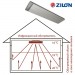 Zilon IR-3.0SN2 панельный инфракрасный обогреватель