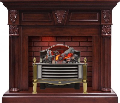Каминокомплект Dimplex Sheffield - Темная вишня с очагом Rothesay