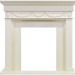 Каминокомплект Royal Flame Corfu - Слоновая кость с очагом Majestic FX Brass