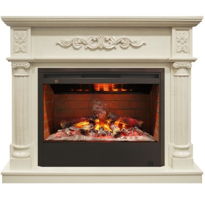 Камин электрический RealFlame Silvia 26 WT с Helios 26 3D