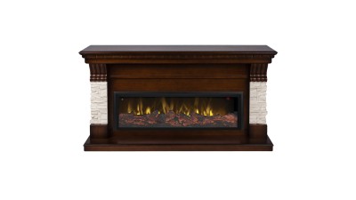 Камин электрический RealFlame Michigan 42 AO с очагом Beverly 1000