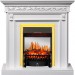 Каминокомплект Royal Flame Valletta - Белый (Ширина 1040 мм) с очагом Fobos FX M Brass