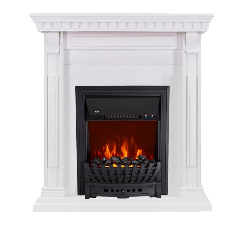 Каминокомплект Royal Flame Orlean - Белый с очагом Aspen Black