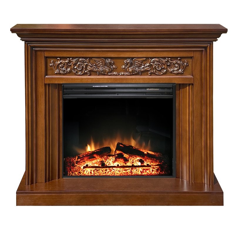 Каминокомплект Royal Flame Nottingham - Орех с очагом Jupiter FX New