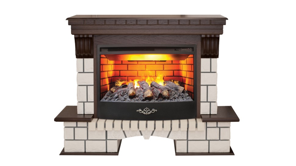 Камин Stone 25,5 AO c очагом FireStar 25,5 3D