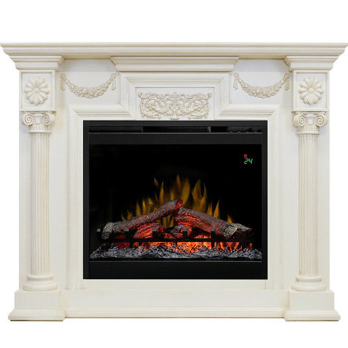 Портал Dimplex London Symphony 2608/Symphony 2624L слоновая кость с патиной