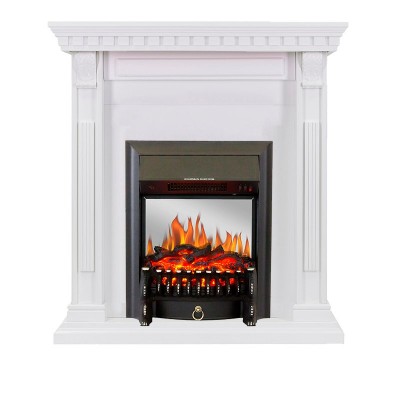 Каминокомплект Royal Flame Orlean - Белый с очагом Fobos FX M Black