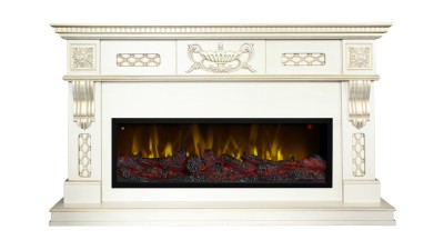 Камин электрический RealFlame Corsica 42 WT с очагом Beverly 1000