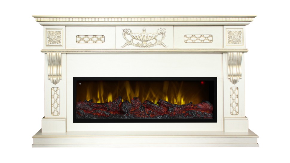 Камин Corsica 42 WT с очагом Beverly 1000