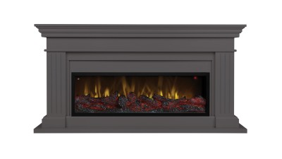 Камин электрический RealFlame Ontario 42 GR с очагом Beverly 1000