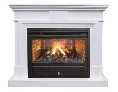 Камин электрический RealFlame Marco 26 WT с Novara 26 3D