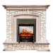 Каминокомплект Royal Flame Preston - Белый/Слоновая кость с патиной с очагом Fobos FX M Black