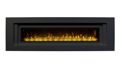 Камин электрический RealFlame Stockholm 60 BL с очагом Manhattan 1560