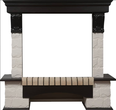 Портал Electrolux Forte Classic камень белый, шпон темный дуб