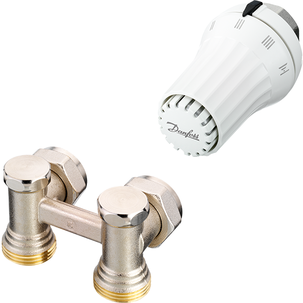 Комплект угловой RAE-K+RLV-KS G3/4A x G1/2A(пр. класс 0399310536)